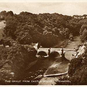 Richmond - The Swale from the Castle Walls