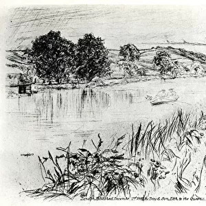 A River Scene, James McNeill Whistler