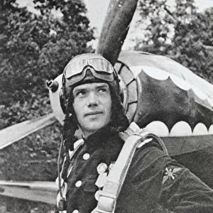 Russian WW2 Fighter Air Ace Naval Captain Dmitriev