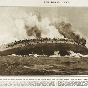 Sinking of the Blucher in Great War Deeds, WW1