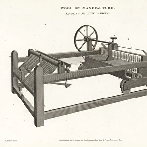 Slubbing machine or billy, 19th century