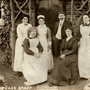 Staff at Launceston Union Workhouse, Cornwall