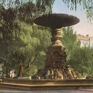 Stockholm - Kungstradgarden Fountain of Molin