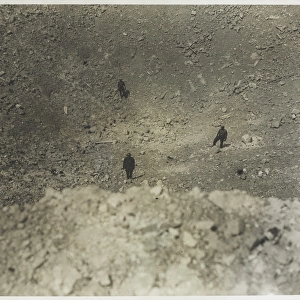 WW1 - The interior of a mine crater