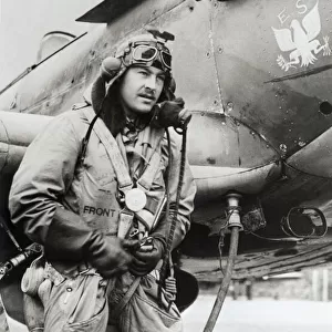 WW2 Fighter Air Ace Mike Kolendorski of 71 Eagle Squadron