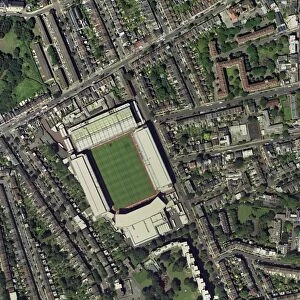 Arsenals Highbury stadium, aerial view