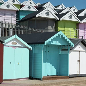 Beach huts, Walton-on-the-Naze, Essex, England, United Kingdom, Europe