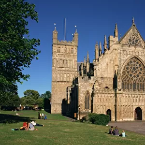 Exeter Cathedral, Exeter, Devon, England, United Kingdom, Europe