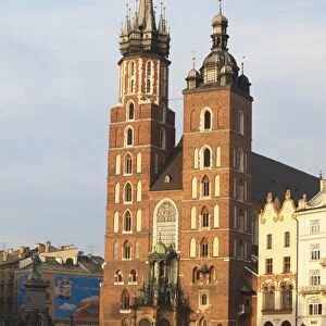 St. Marys Church in Main Market Square (Rynek Glowny), UNESCO World Heritage Site