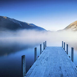 Mist on Lake Rotoiti, New Zealand