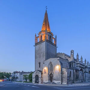 Sainte Marthe collegiate church, Tarascon, Alpilles, Bouches-du-Rhone, Provence-Alpes-Cote d'Azur, France