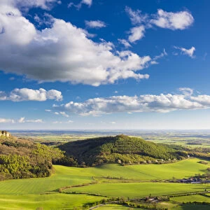 United Kingdom, England, North Yorkshire. The view from Sutton Bank in early Spring