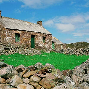 An old crofters house at Rubha Coigach in Assynt North West Scotland