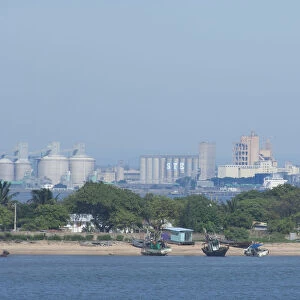 Africa, Mozambique, Maputo. Waterfront views around the port area of the capital