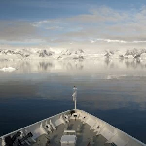Antarctica, Antarctic Penninsula. Silverseas expedition ship, Prince Albert II