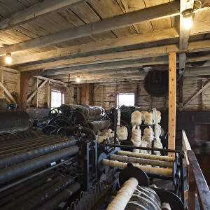 Nova Scotia, Canada. Old Woolen Mill Museum, Barrington