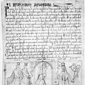 ALFONSO VII: CHARTER. Privilegium Imperatoris, a charter issued by King Alfonso VII of Galicia