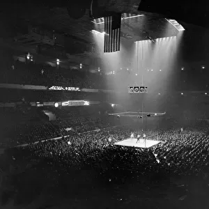 BOXING MATCH, 1941. Match between Lou Nova and Pat Comiskey at Madison Square Garden, New York, 1941