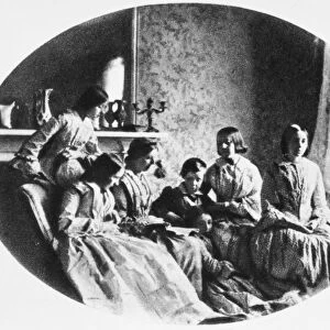 DODGSON FAMILY. Six of the sisters of Charles Lutwidge Dodgson ( Lewis Carroll )