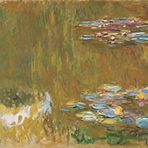 MONET: THE WATER LILY POND. Oil on canvas, Claude Monet, c1918