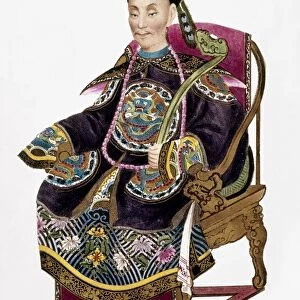 TAO KUANG (1782-1850). Ch ing emperor of China, 1820-1850. Lithograph, English, c1842