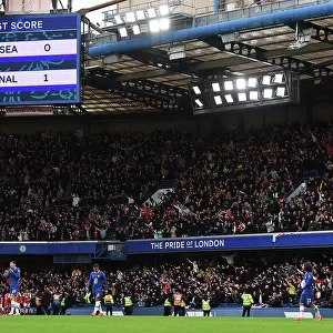 Arsenal Celebrate Goal Against Chelsea in Premier League Clash, London 2022