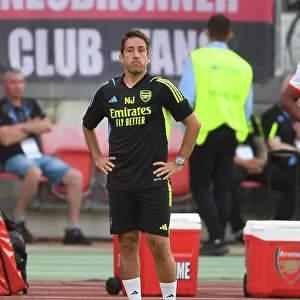 Arsenal FC: Nico Jover Coaches During Pre-Season Friendly Against FC Nurnberg, Germany (2023)