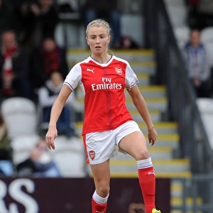 Arsenal's Leah Williamson in Action against Tottenham Ladies during the FA Cup Match