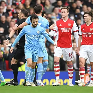 Clash of Titans: Rob Holding vs Bernardo Silva - Arsenal vs Manchester City Premier League Showdown (2021-22)