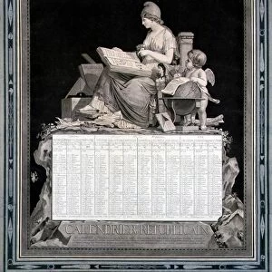 French Republican Calendar for 1794 (Year III). Napoleon abolished this calendar