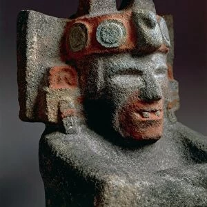 Mexico, Tenochtitlan, Templo Mayor (Main Temple), statue of God of Fire (Xiuhtecuhtli)