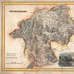 Antique map of Westmoreland