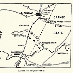 Plan of the Battle of Magersfontein