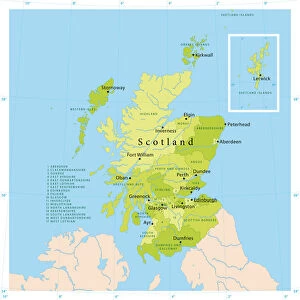 Scotland Vector Map