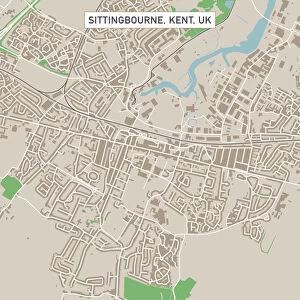 Sittingbourne Kent UK City Street Map