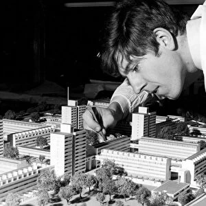 Architects model of Kidbrooke Estate, London 26th November 1968