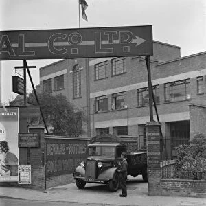 The entrance to Macreadys Metal Company, Pentonville Road. 4 October 1937
