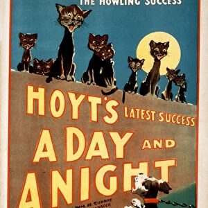 Advertisement for Charles Hoyts "A Day and a Night", pub