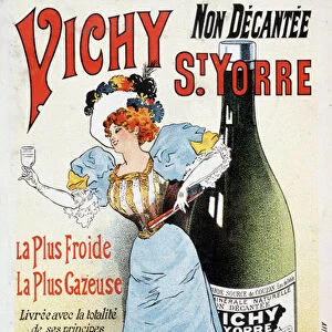 Advertising for the mineral water Vichy St Yorre - by Albert Guillaume (1873-1942), v