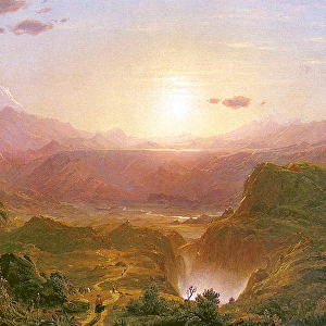 The Andes of Ecuador, c. 1876 (oil on canvas)