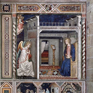 The Annunciation - Fresco, 14th century