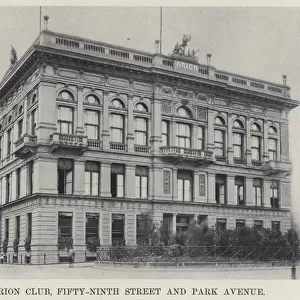 Arion Club, Fifty-Ninth Street and Park Avenue (b / w photo)