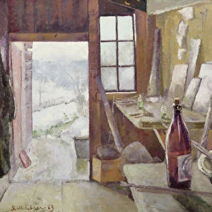 The art school studio, Modum, 1893 (oil on canvas)