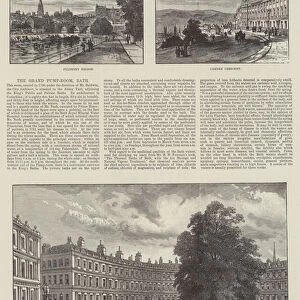 Bath, and the Meeting of the British Association of Science (engraving)