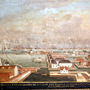Battle of Copenhagen, 1801 (oil on canvas)