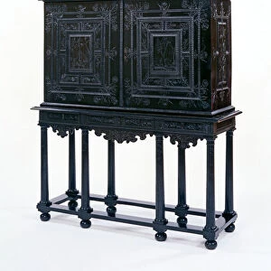 Cabinet, 1652 (fruitwood, ebony, ivory & brass)