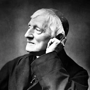 Cardinal Newman, 1887 (b / w photo)