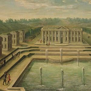 The Chateau and Pavilions at Marly from the perspective of the gardens, early eighteenth century