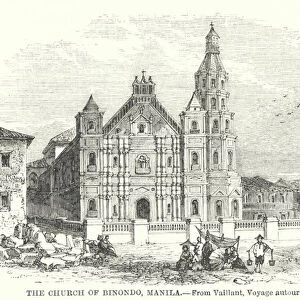The Church of Binondo, Manila (engraving)