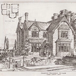 Country Residence, Eltham (engraving)